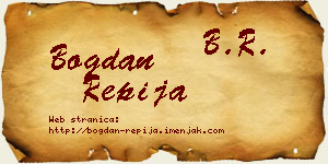 Bogdan Repija vizit kartica